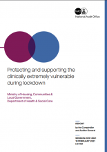 Protecting and supporting the clinically extremely vulnerable during lockdown: Summary